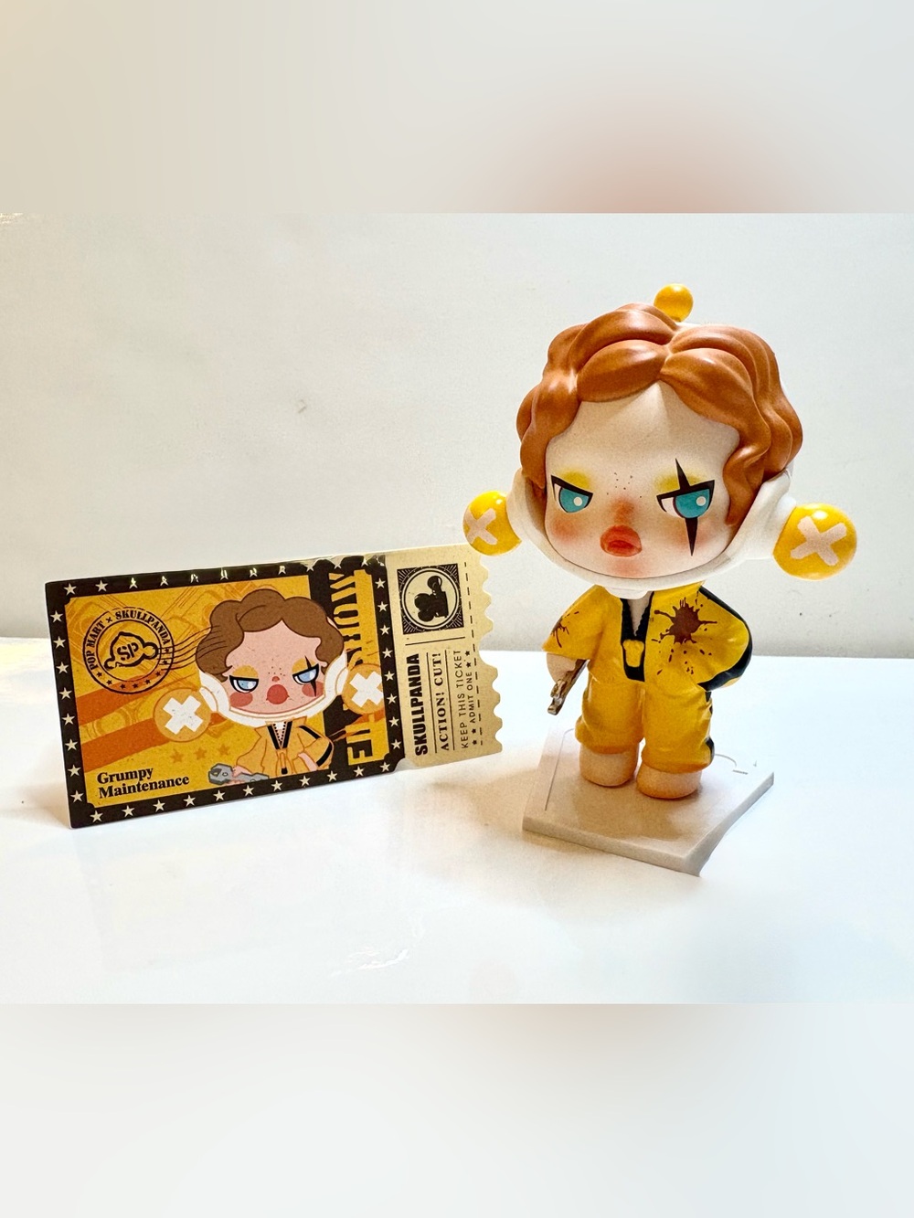 POP MART SKULLPANDA Action! Cut! Series – Grumpy Maintenance | DISCONTINUED